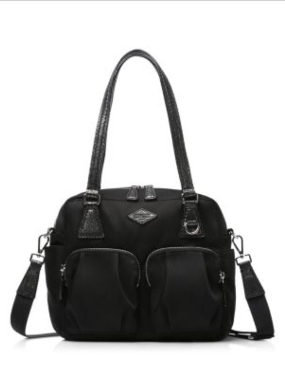 MZ Wallace Roxy Nylon Shoulder Bag Purse With Pouch Wallet